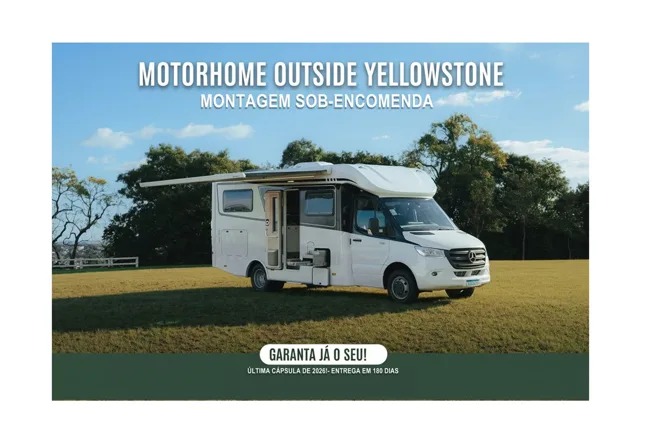 Motorhome Outside Yellowstone – M.B. Sprinter 517EXL